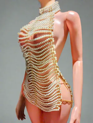 Pearl Chain Dress