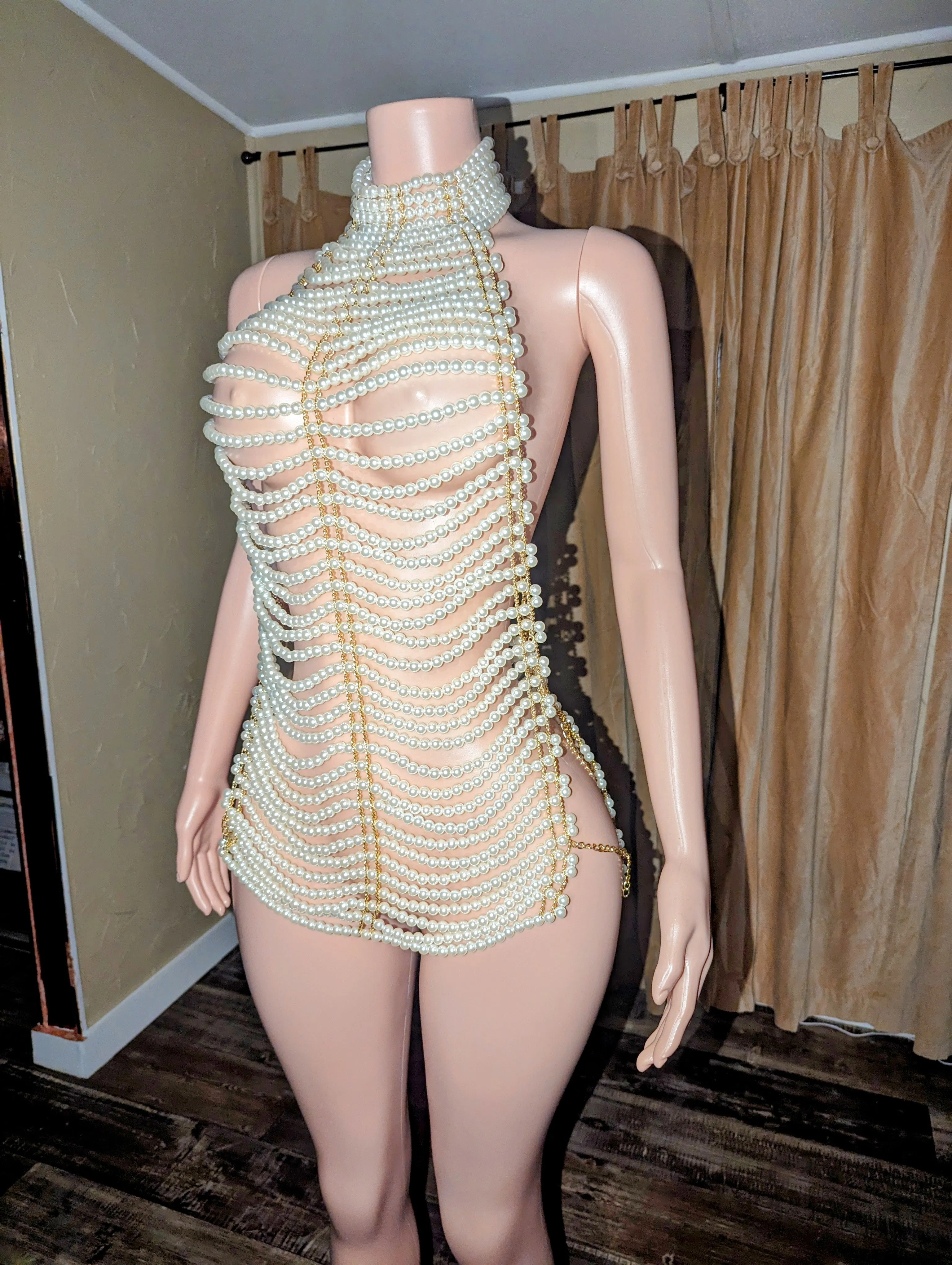 Pearl Chain Dress