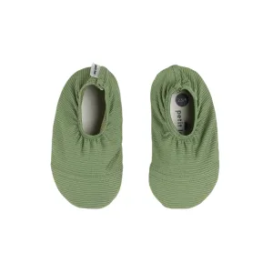 Petit Lem Ribbed Swim Slippers - Pear