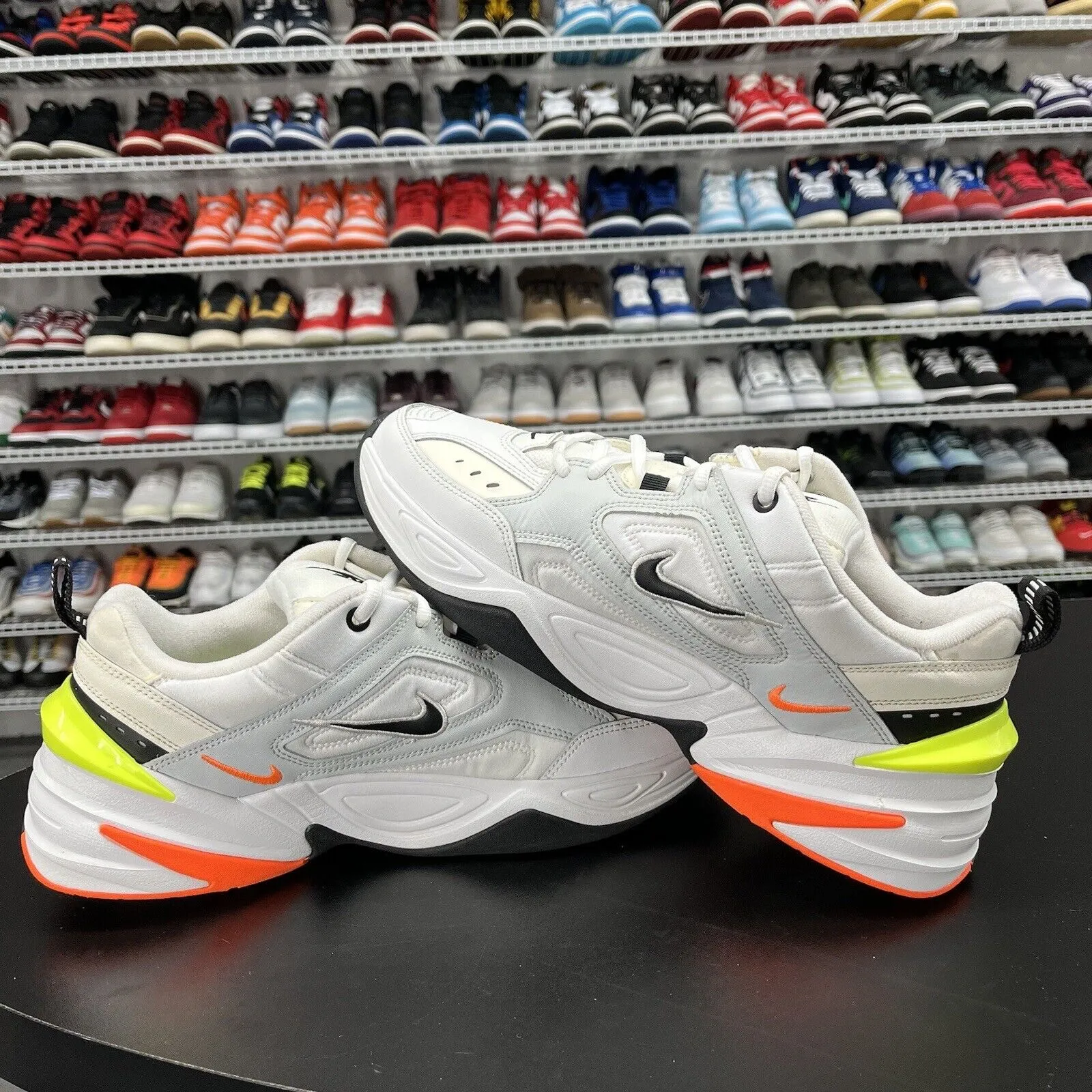 Rare Nike M2K Tekno Pure Platinum Lifestyle Shoes White AV4789-004 Men's 9.5