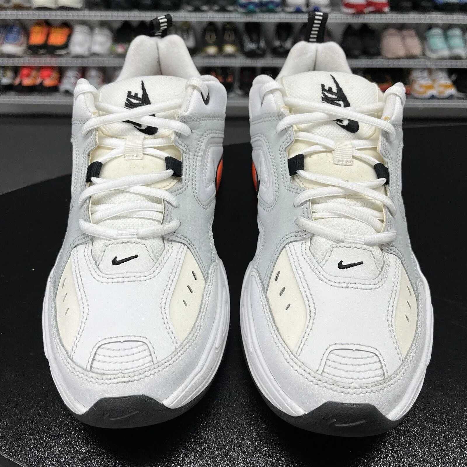 Rare Nike M2K Tekno Pure Platinum Lifestyle Shoes White AV4789-004 Men's 9.5