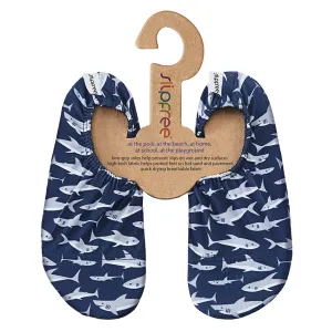 Sharks Navy Kids Slipfree Shoes