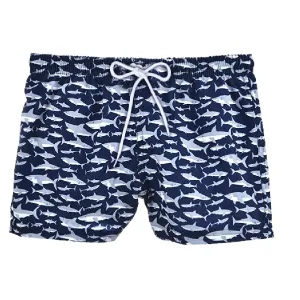 Sharks Navy Swim Shorts