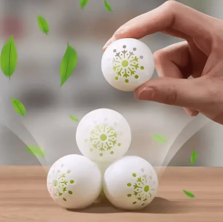 Shoe Deodorant Balls – 6 Pcs Fresh Tea Fragrance for Footwear & Closet