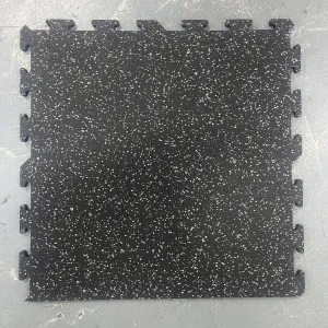 (Slightly Used) Durapro Interlocking Gym Mat (10mm) - Sides