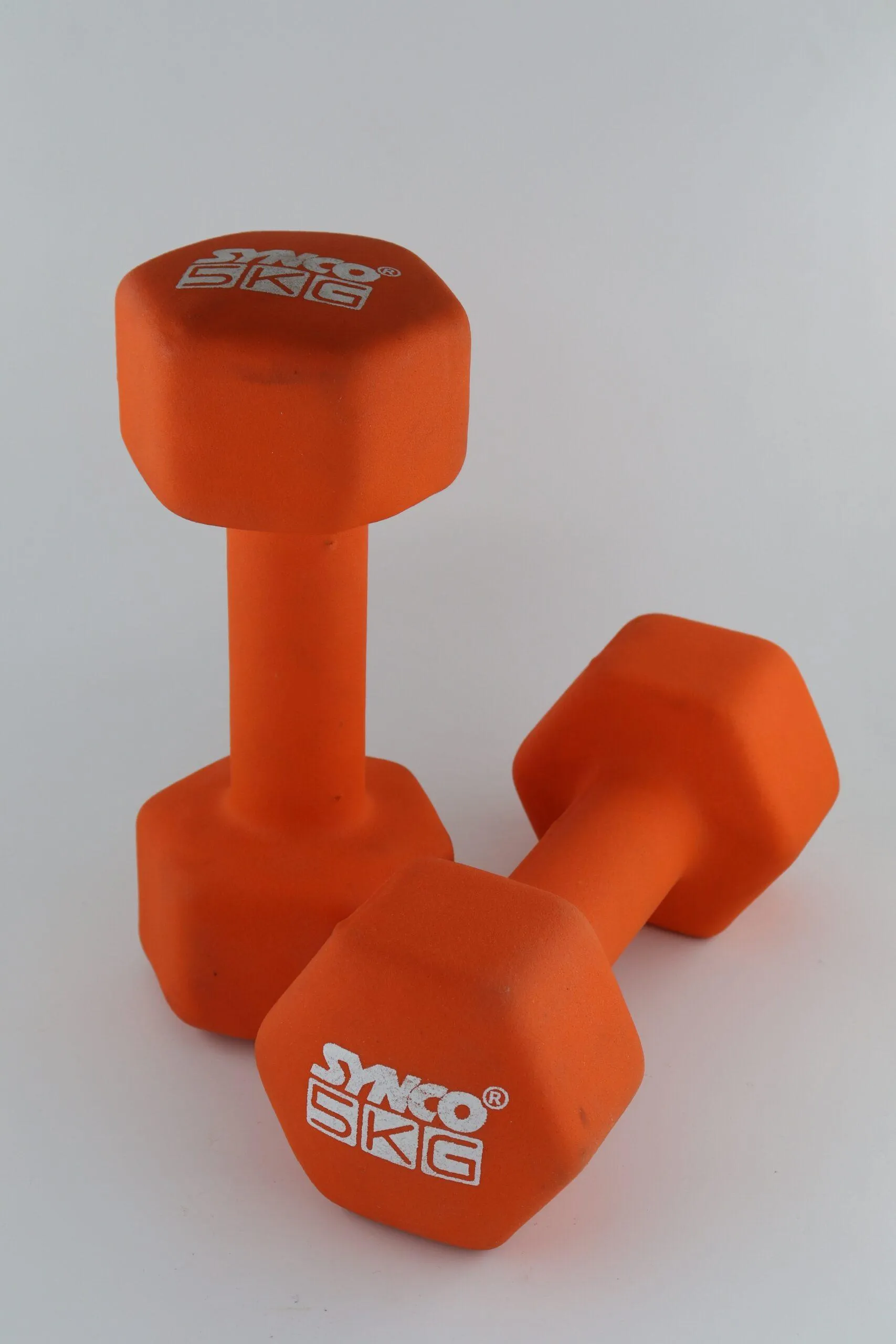 Synco Orange Dumbbell Pair (2 x 5 KG)