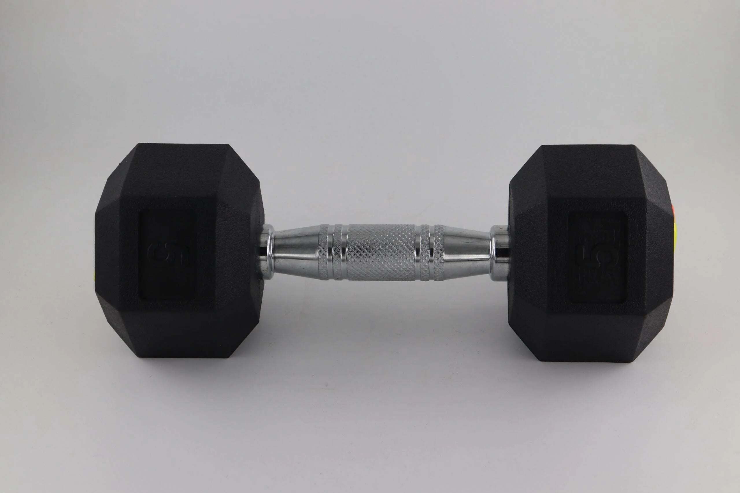 Synco Rubber Coated dumbbell Pair (2 x 5 KG)