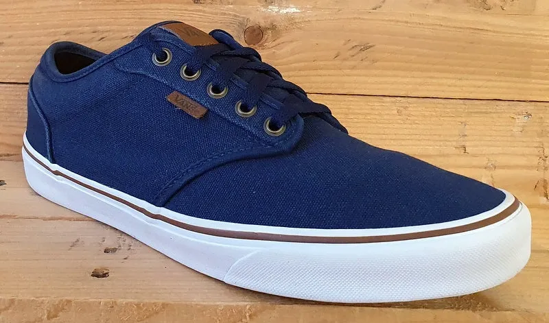 Vans Old Skool Low Canvas Trainers UK10/US11/EU44.5 751505 Navy/Brown/White