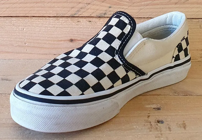 Vans Old Skool Slip On Textile Trainers UK1.5/US2/EU32.5 507452 Black/Cream