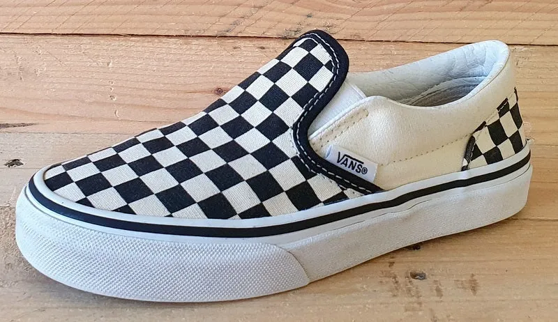 Vans Old Skool Slip On Textile Trainers UK1.5/US2/EU32.5 507452 Black/Cream