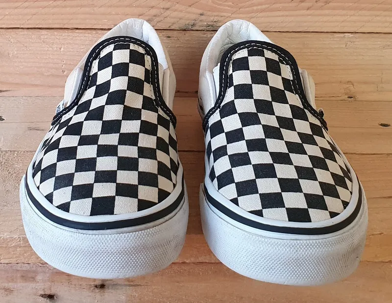 Vans Old Skool Slip On Textile Trainers UK1.5/US2/EU32.5 507452 Black/Cream