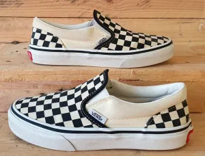 Vans Old Skool Slip On Textile Trainers UK1.5/US2/EU32.5 507452 Black/Cream
