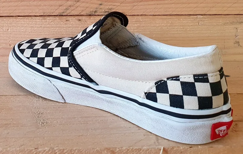 Vans Old Skool Slip On Textile Trainers UK1.5/US2/EU32.5 507452 Black/Cream