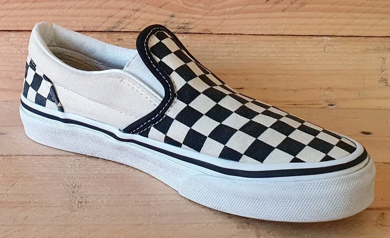 Vans Old Skool Slip On Textile Trainers UK1.5/US2/EU32.5 507452 Black/Cream