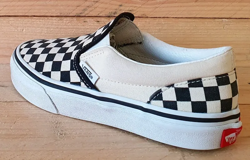 Vans Old Skool Slip On Textile Trainers UK1.5/US2/EU32.5 507452 Black/Cream