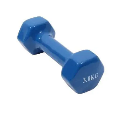 Vinyl Dumbbell Set Solid Aerobic Training Weights Strength Home Dumbbells Gym