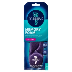 Women's Memory Foam Insoles, 1 pair