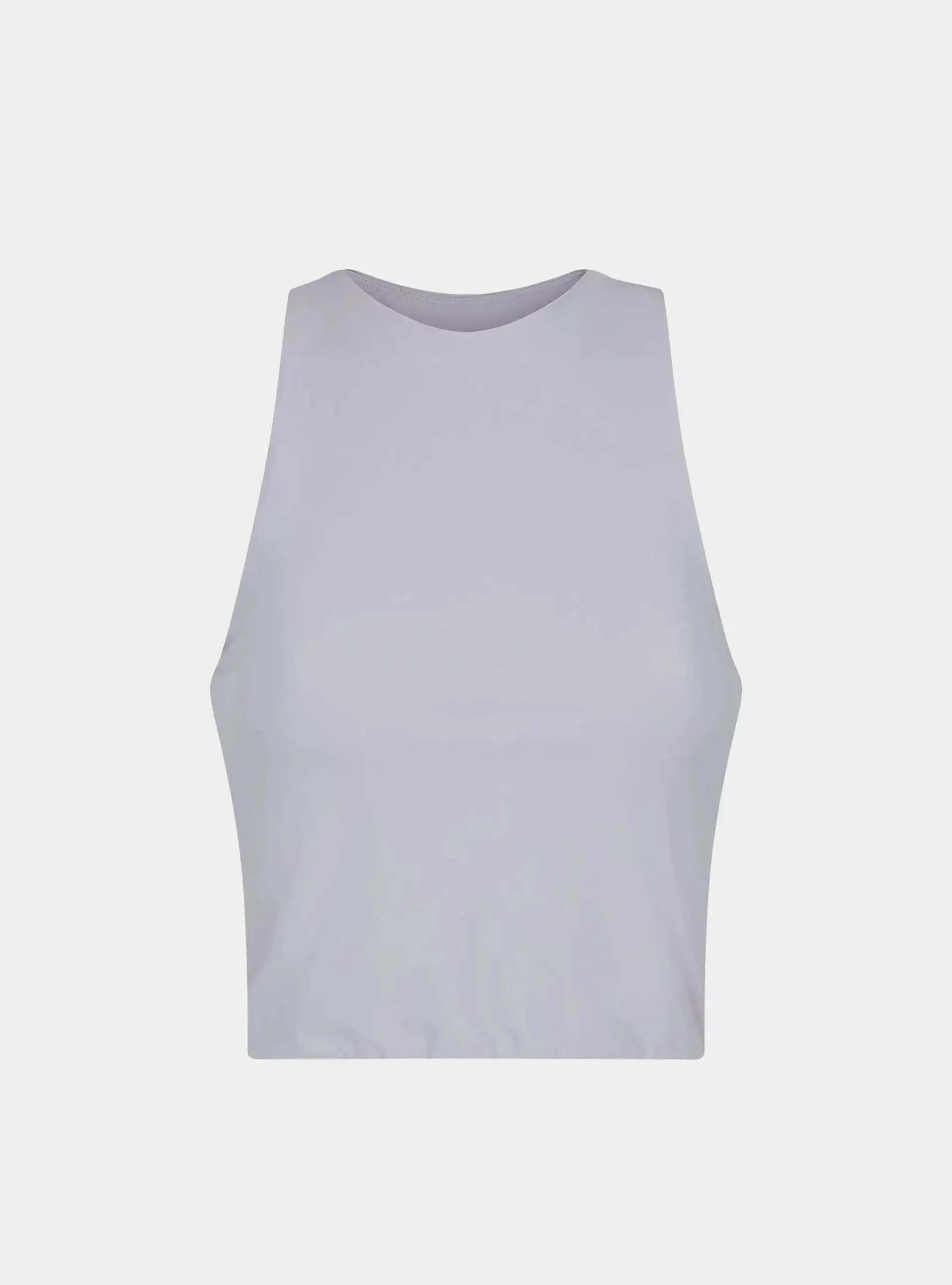 Women's Smooth Crop Tank - Grey