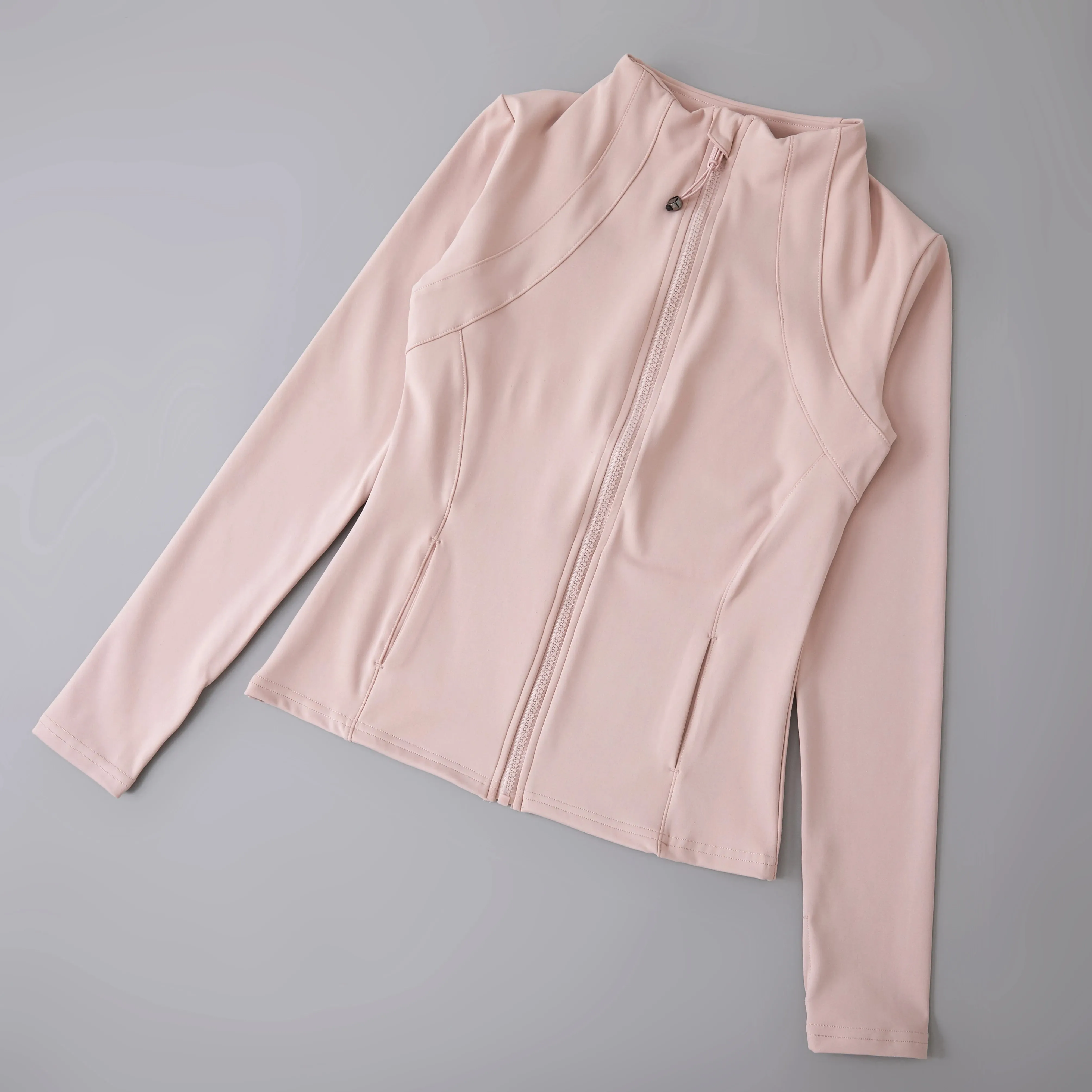 Yoga fitness gym long sleeve zipper top jacket