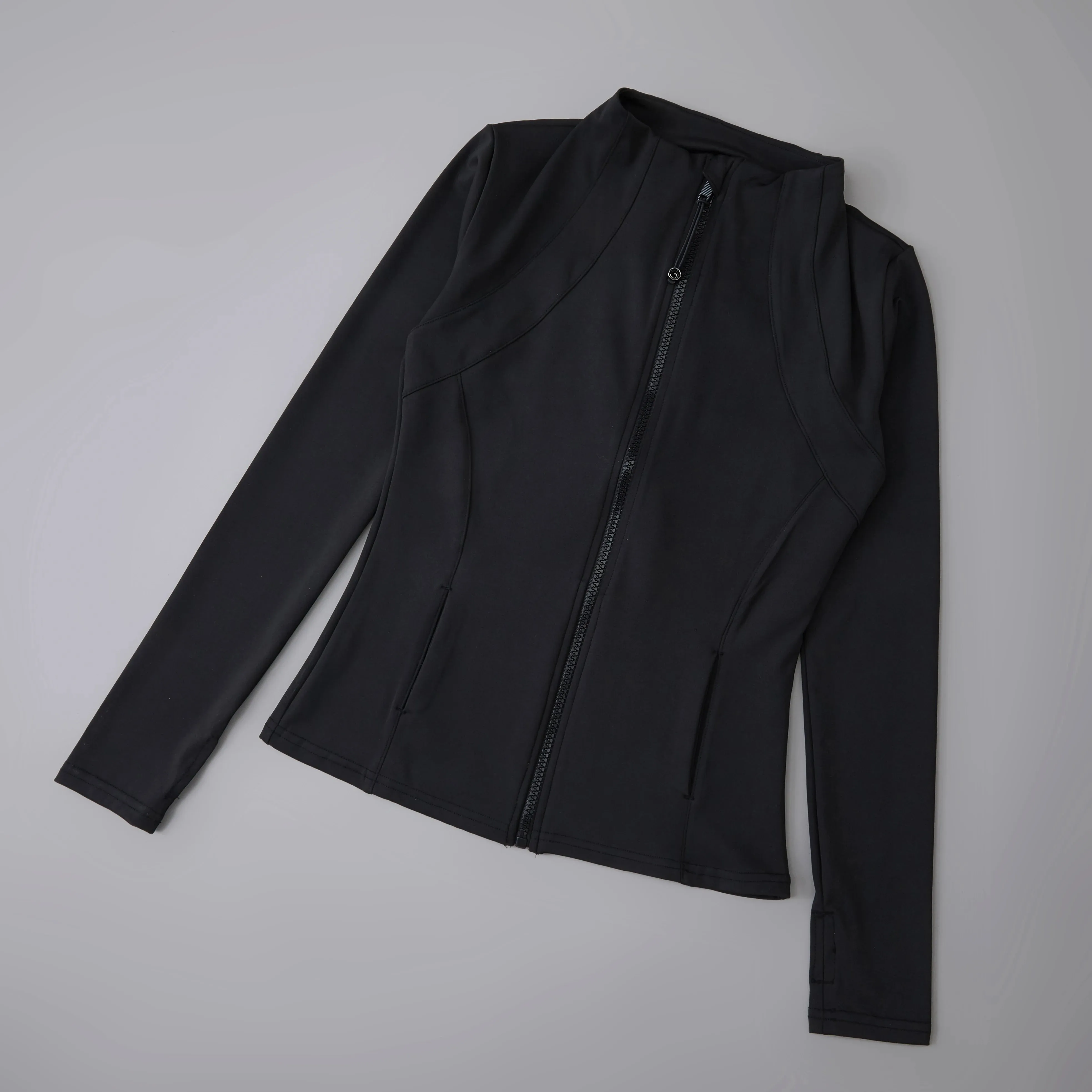 Yoga fitness gym long sleeve zipper top jacket