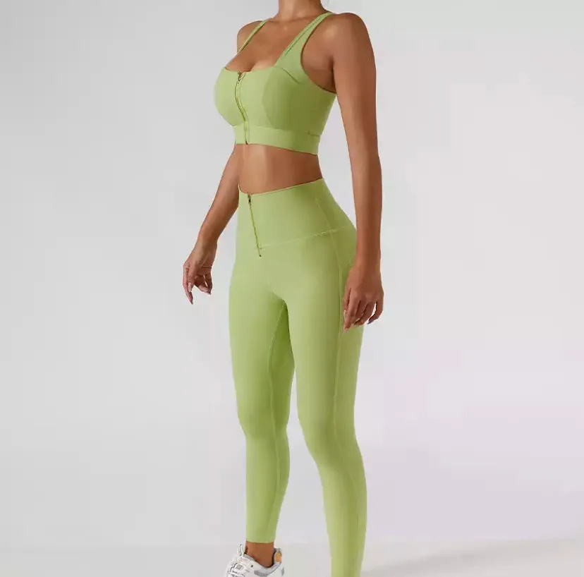 Zip Up Gym Set